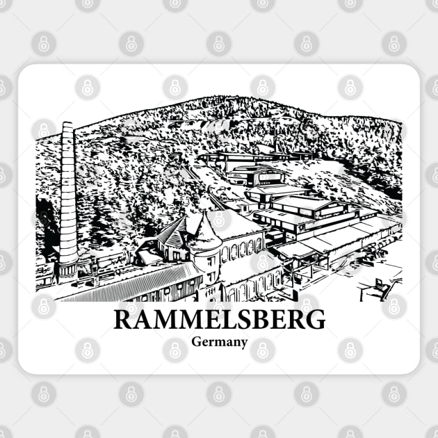 Rammelsberg - Germany Magnet by Lakeric